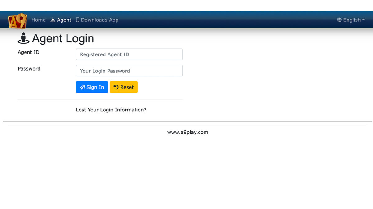 A9 Online Login