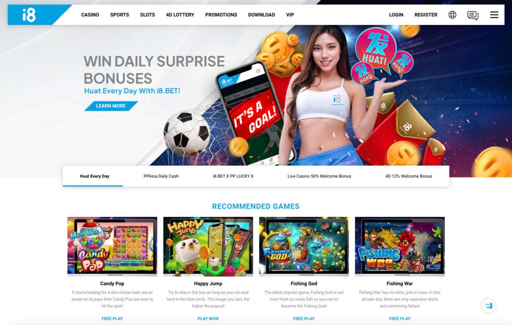 i8Bet Free Credit Casino Download